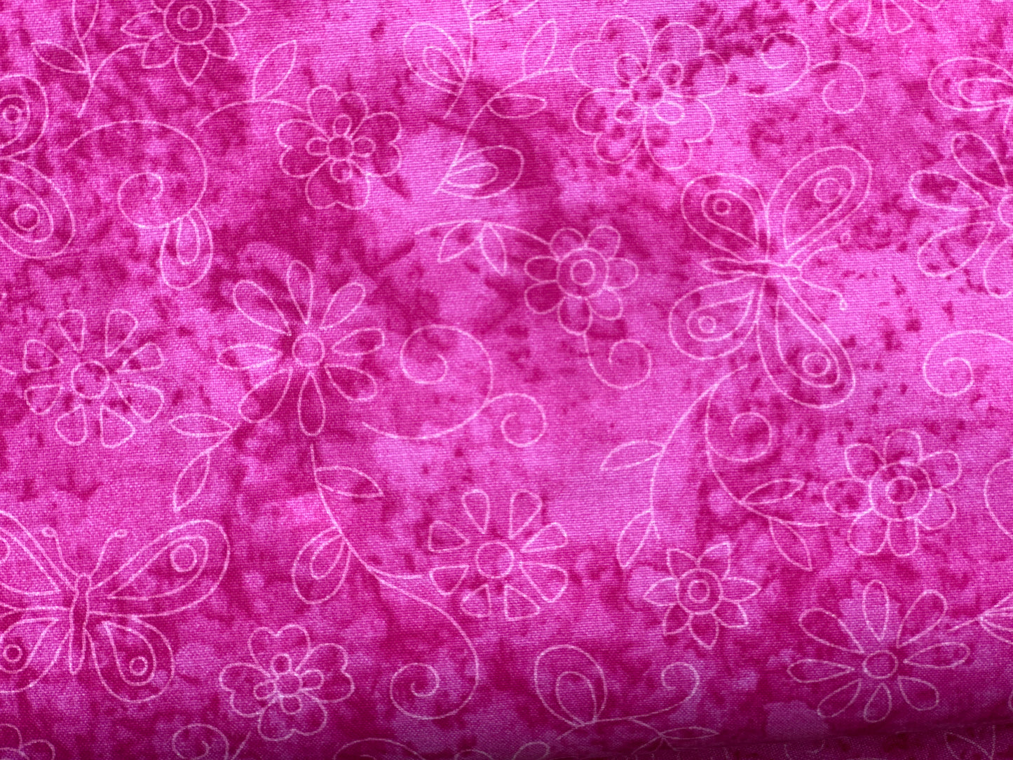 Sundrenched Flowers Dark Pink 9536897