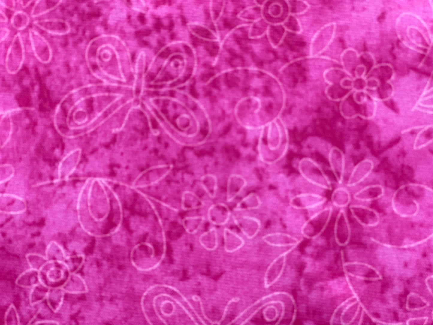 Sundrenched Flowers Dark Pink 9536897