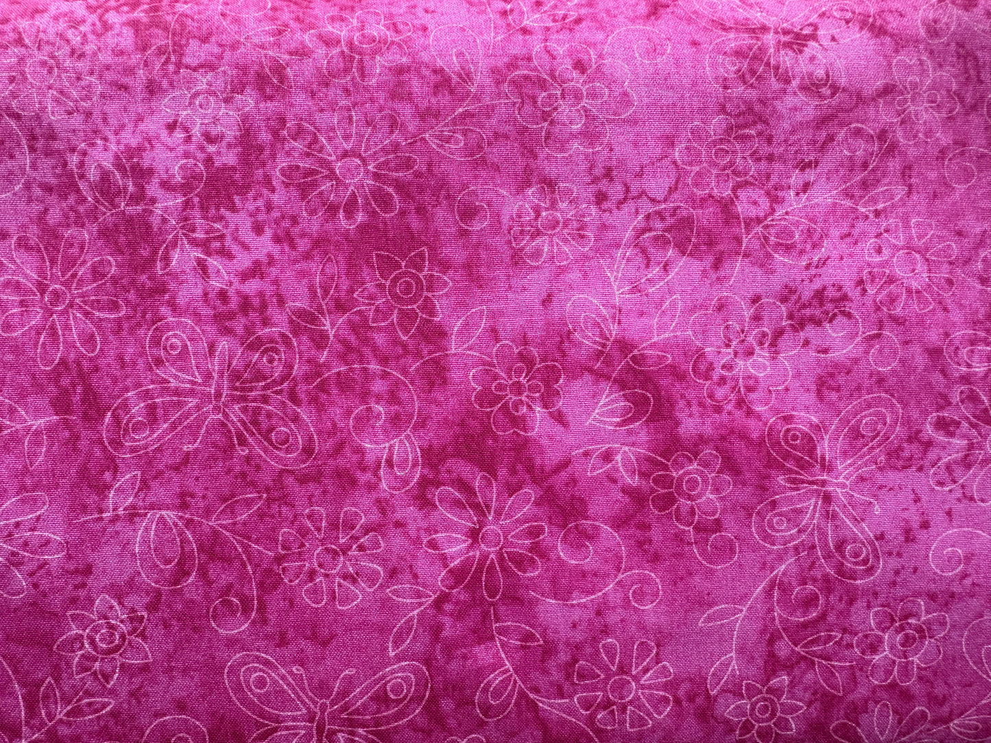 Sundrenched Flowers Dark Pink 9536897