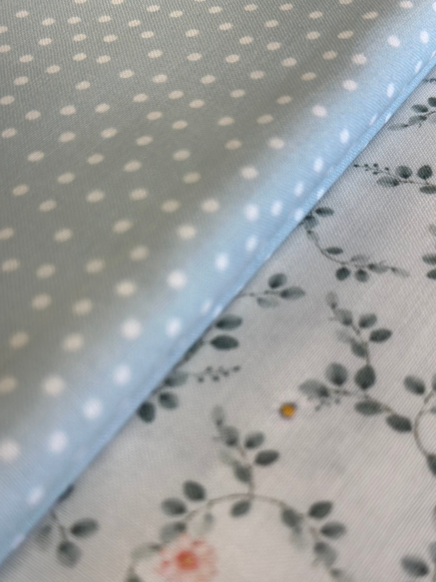 Till The Cows Come Home Chambray Dots Yardage CD4047-CHAMBRAY