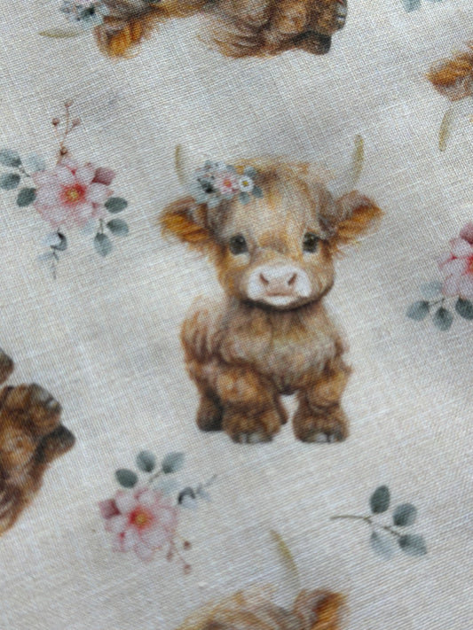 Till The Cows Come Home Highland Cow Cream CD4041