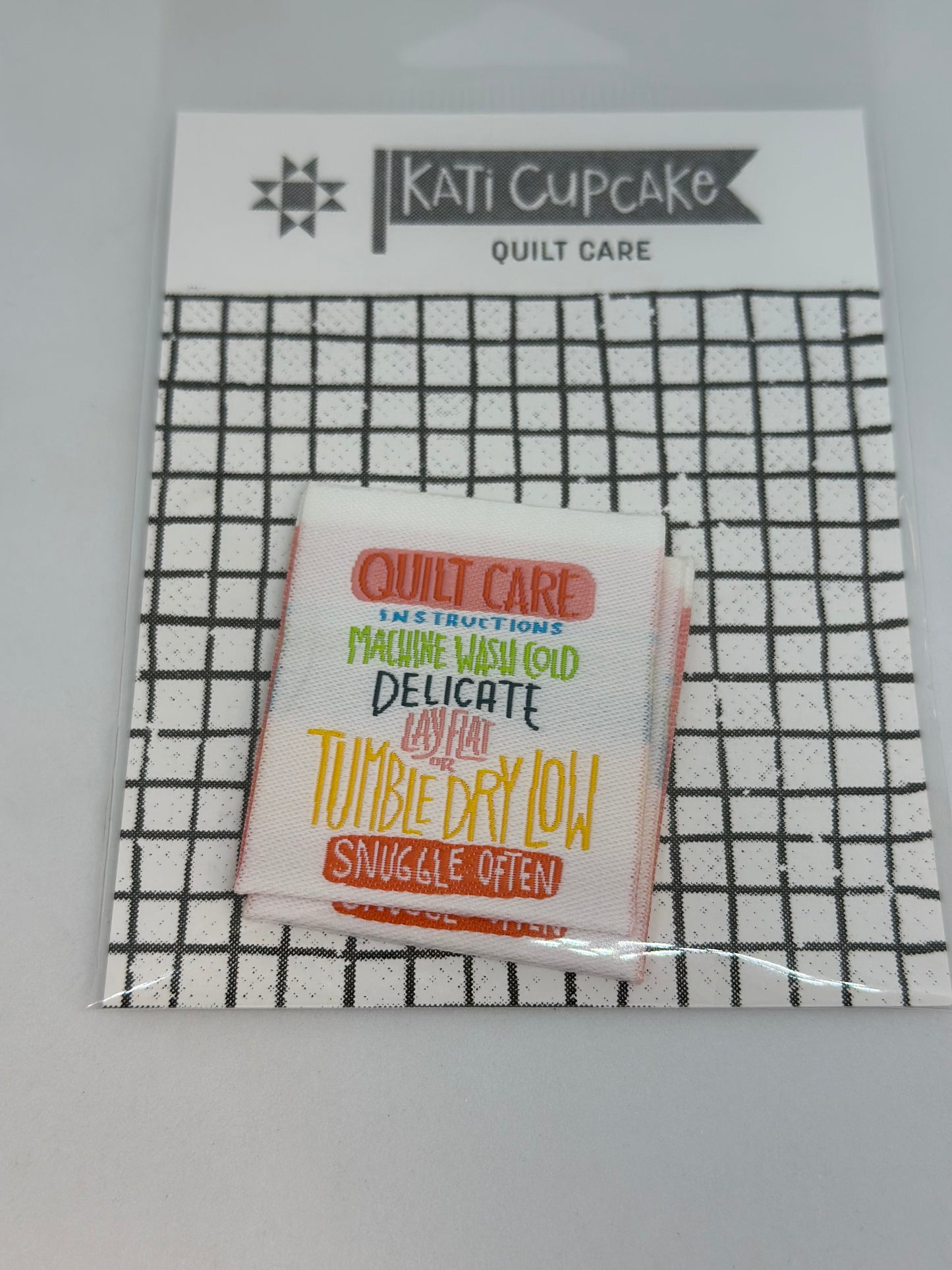 Kati Cupcake Quilt Care Sew In Labels