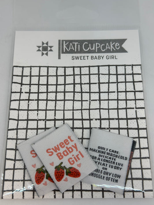 Kati Cupcake Sweet Baby Girl Sew In Labels