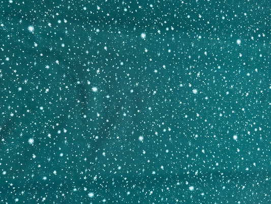 Christmas Stars and Snowflakes Night 53907-1 By Whistler Studios