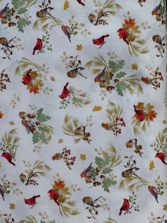 Harvest CD3519 Cream Cardinal on Branches