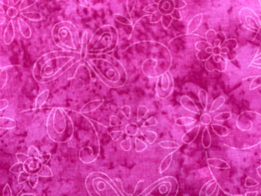 Sundrenched Flowers Dark Pink 9536897