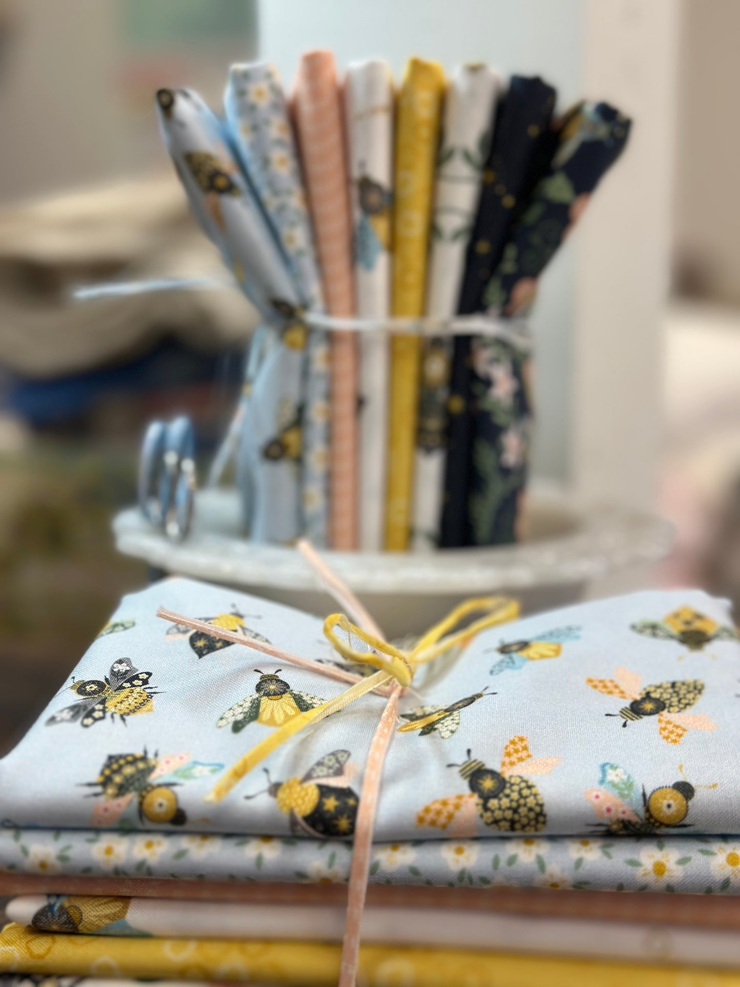 Sting Like A Bee  Fat Quarter bundle (8 fat quarters)