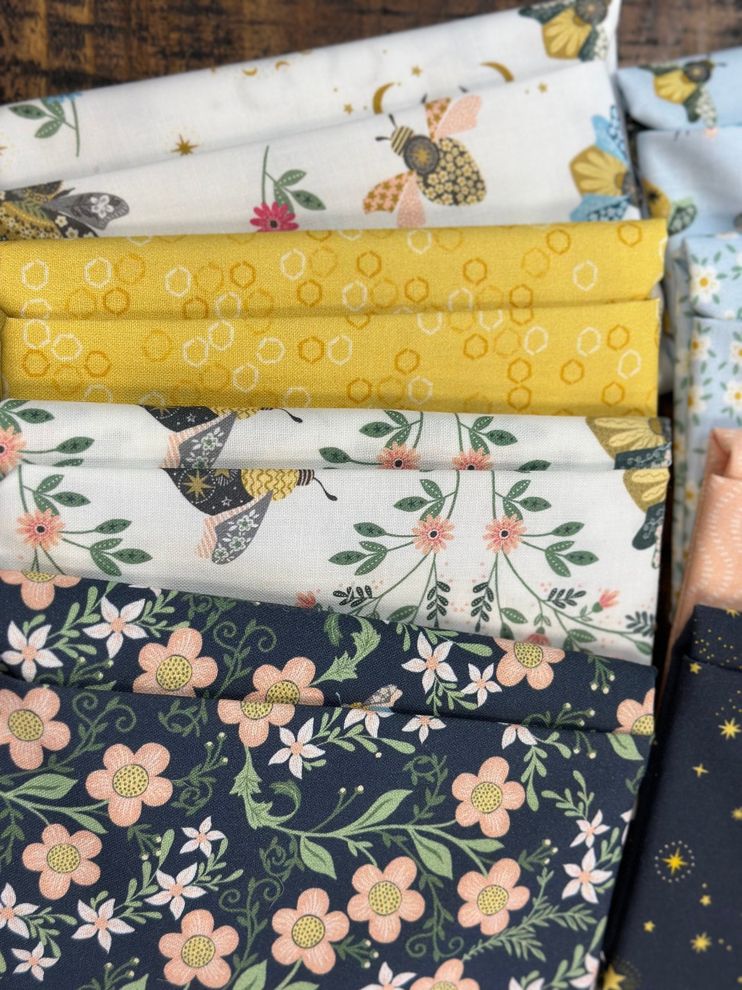 Sting Like A Bee  Fat Quarter bundle (8 fat quarters)