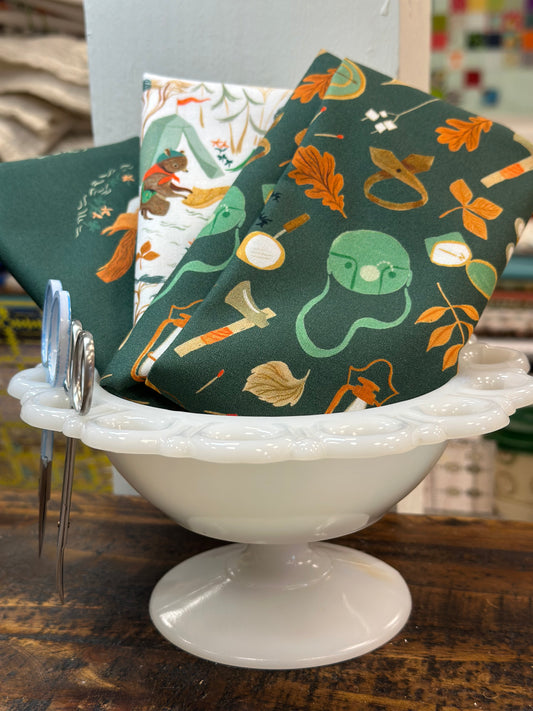 Camping Crew Fat Quarter Trio by Dear Stella